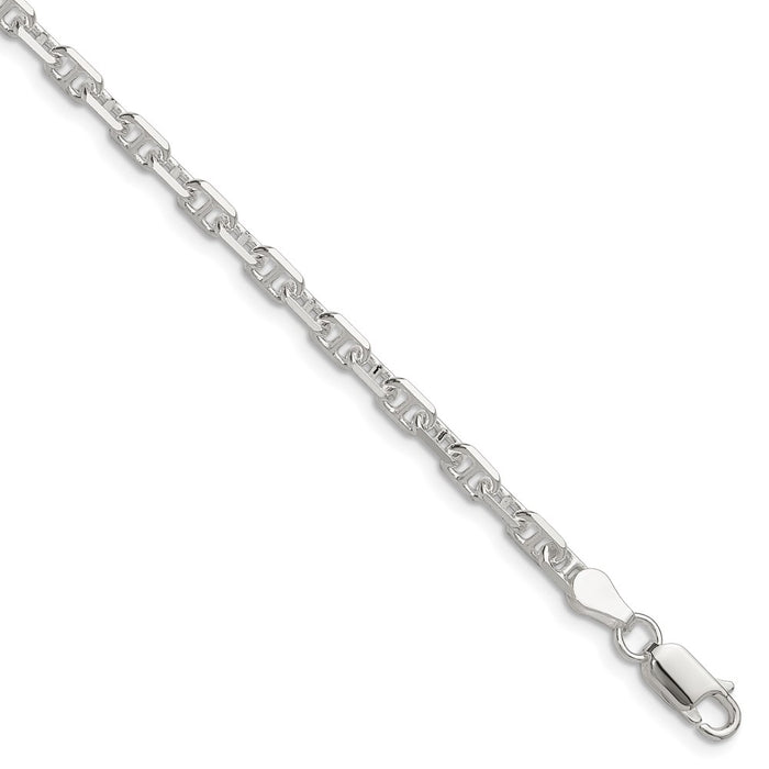 Buy Exclusive 3.75mm Polished Sterling Silver Mariner Link Chain - Stylish Value!-1