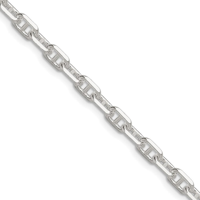 Buy Stylish 4.75mm Polished Sterling Silver Mariner Link Chain - Luxury Finish-1