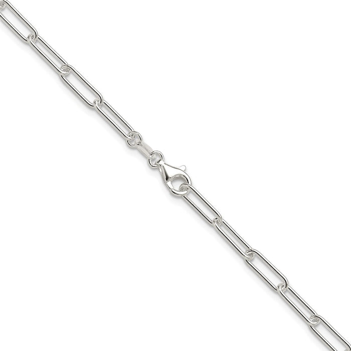 Buy Exclusive 3.5mm Polished Sterling Silver Paperclip Chain - Stylish Value!-3