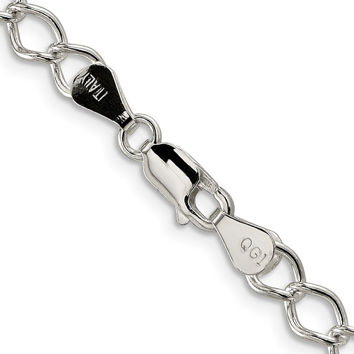 Buy Stylish 5.75mm Sterling Silver Open Curb Chain - High-Quality Design-3
