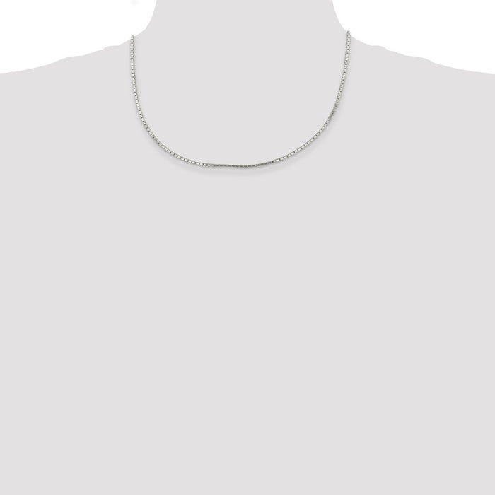 Exclusive 1.5mm Sterling Silver Mirror Box Chain - Stylish and Affordable Value-4