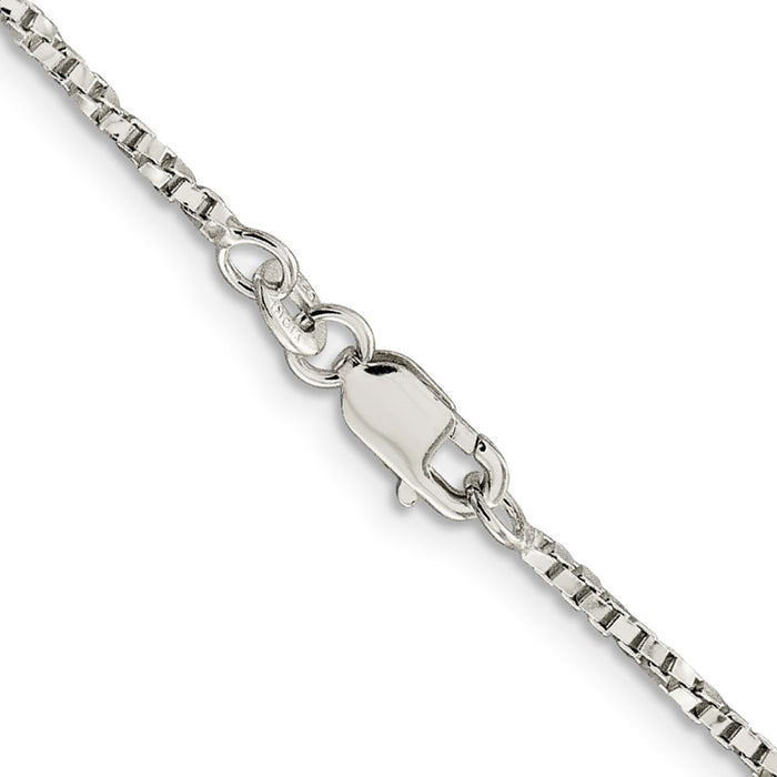 Buy Stylish 1.75mm Twisted Box Chain in Sterling Silver - Affordable Luxury!-3