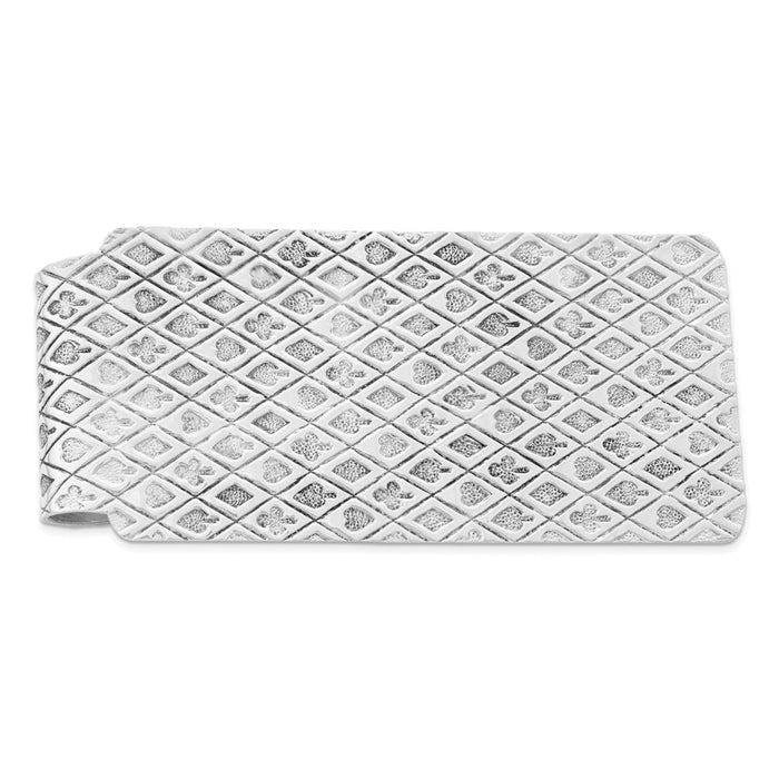 Exclusive Rhodium-Plated Sterling Silver Money Clip | Stylish & Affordable-1