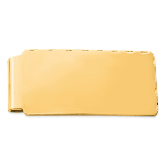 Buy Stylish Gold-Plated Sterling Silver Money Clip - Affordable Luxury Accessory-1