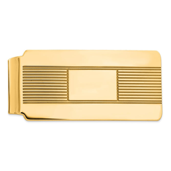 High-Quality Gold-Plated Sterling Silver Money Clip | Stylish & Affordable-1