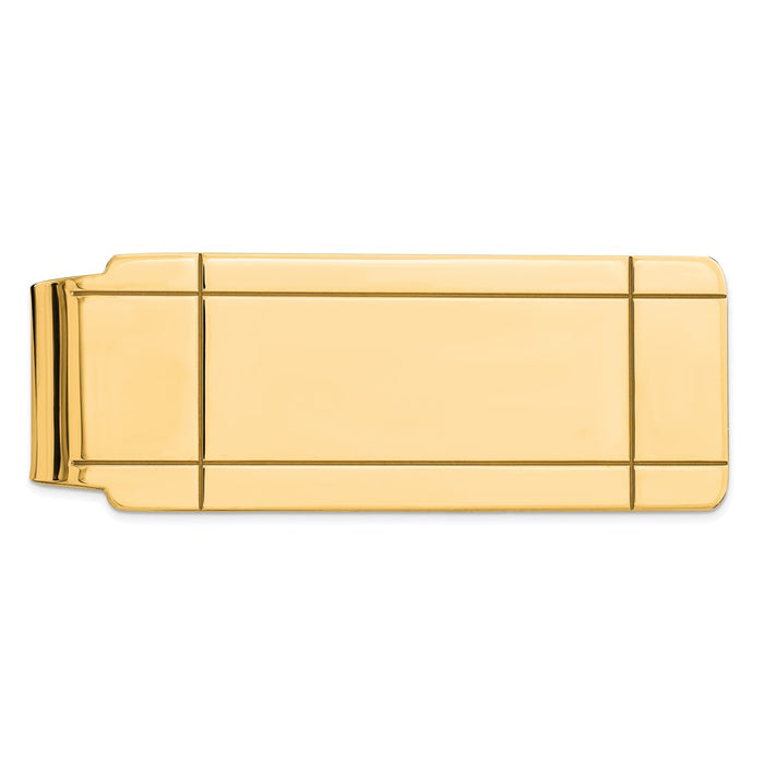 Buy Stylish Gold-Plated Sterling Silver Money Clip - Affordable Luxury Accessory-1