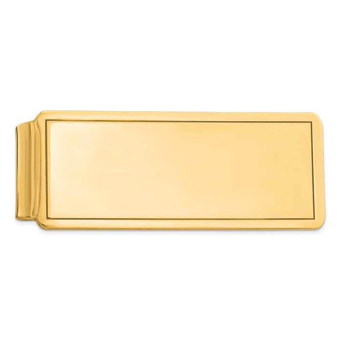 Buy Stylish Gold-Plated Sterling Silver Money Clip - Affordable Luxury Accessory-1