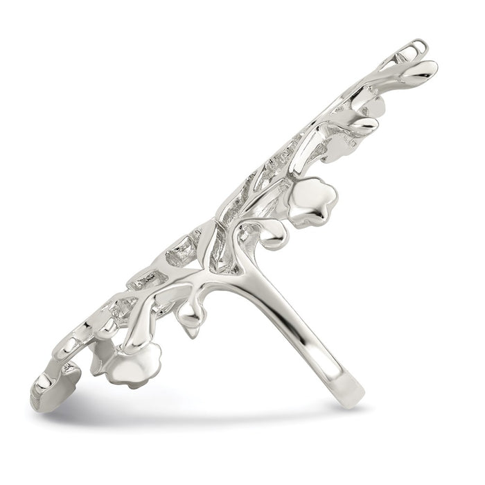 High-Quality Sterling Silver Full Finger Vine Ring | Stylish & Affordable Jewelry-3