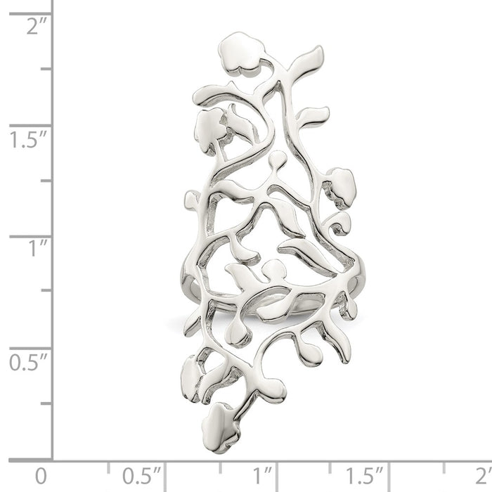 Buy Exclusive Sterling Silver Full Finger Vine Ring - Stylish and Affordable-3