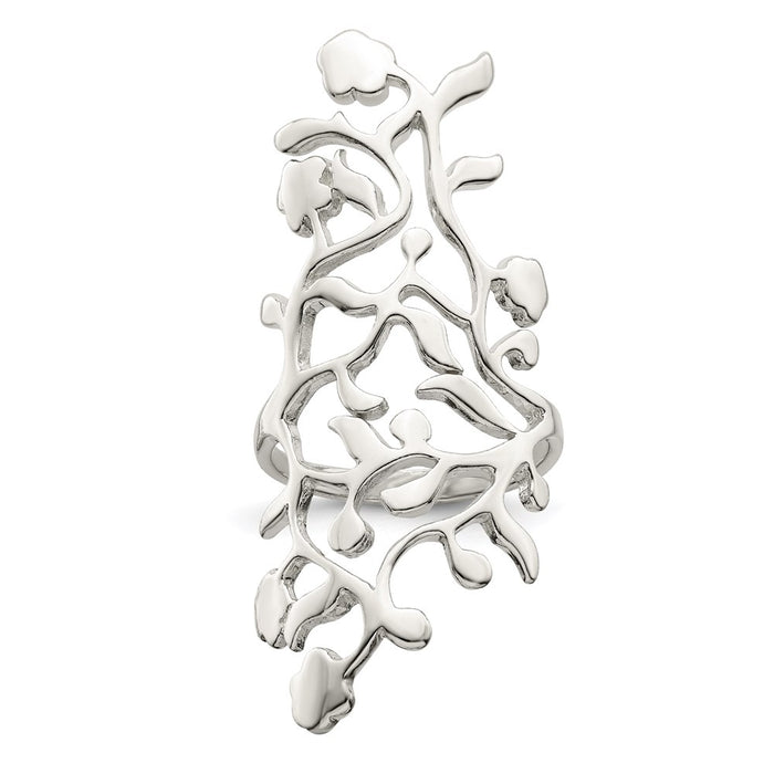 Buy Exclusive Sterling Silver Full Finger Vine Ring - Stylish and Affordable-1