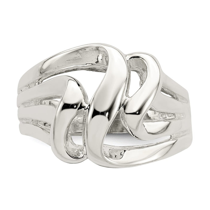High-Quality Stylish Sterling Silver Decorative Ring - 7mm, Affordable Price-4