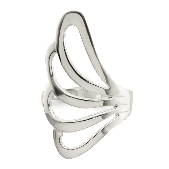 Shop Exclusive Elegant Sterling Silver Statement Ring - Stylish & Affordable Design-4