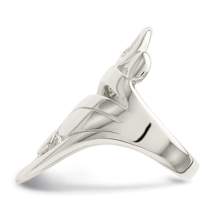 High-Quality Sterling Silver Elegant Scroll Design Ring | Stylish & Affordable-3