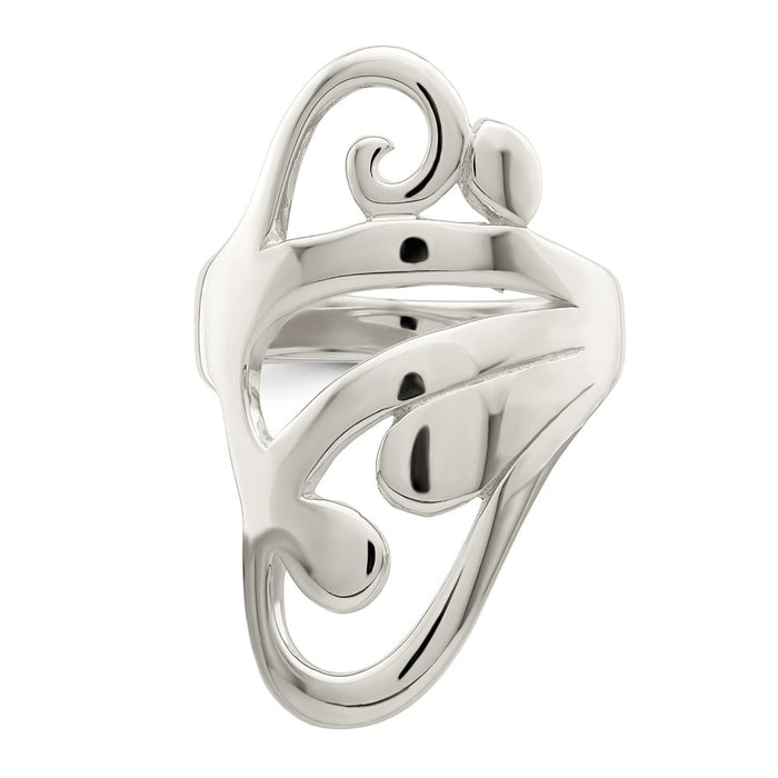 High-Quality Sterling Silver Elegant Scroll Design Ring | Stylish & Affordable-4
