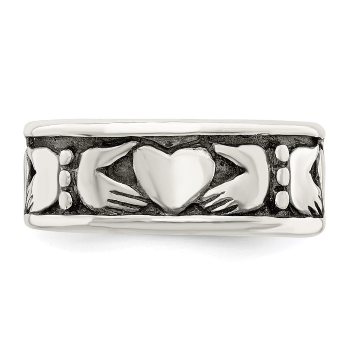 High-Quality Sterling Silver Claddagh Ring - Stylish Design, Affordable Price-5