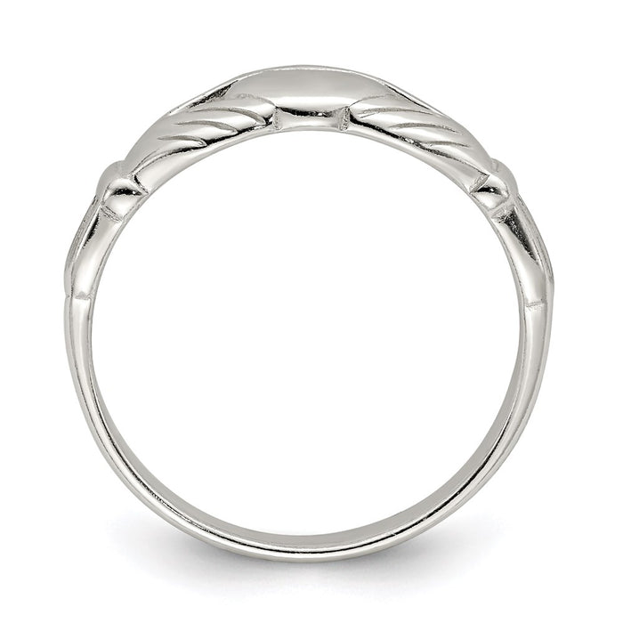 Exclusive Sterling Silver Band Ring - Stylish Design, Affordable Price-2