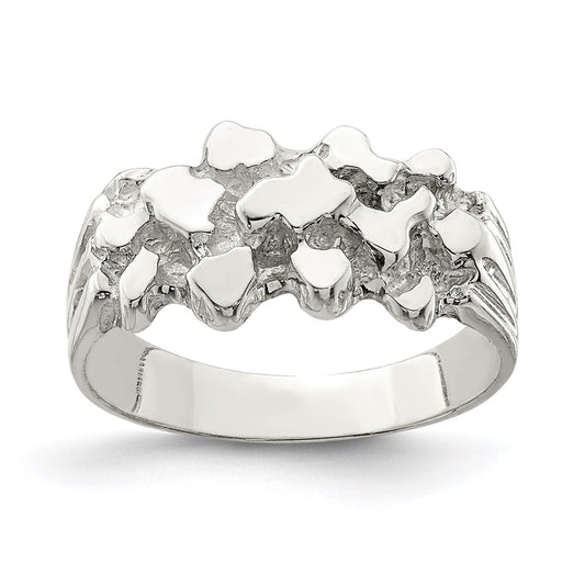 Shop High-Quality Sterling Silver Women's Nugget Ring - Stylish & Affordable!