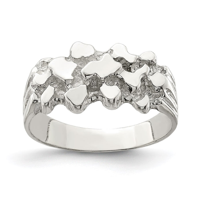 Buy Stylish Sterling Silver Nugget-Style Ring | High-Quality Design-1