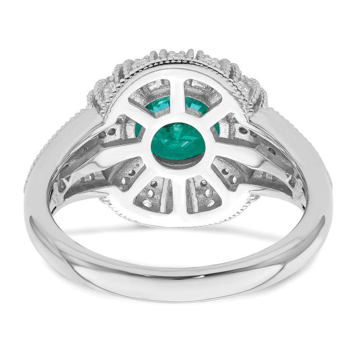 Shop Exclusive Vintage-Inspired Sterling Silver Ring | Stylish Rhodium Plated Design-5