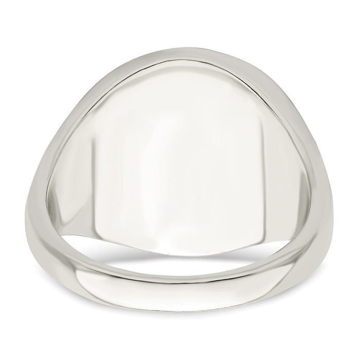 Buy Exclusive Rhodium-Plated Sterling Silver Enamel Cross Ring - Stylish Value!-5