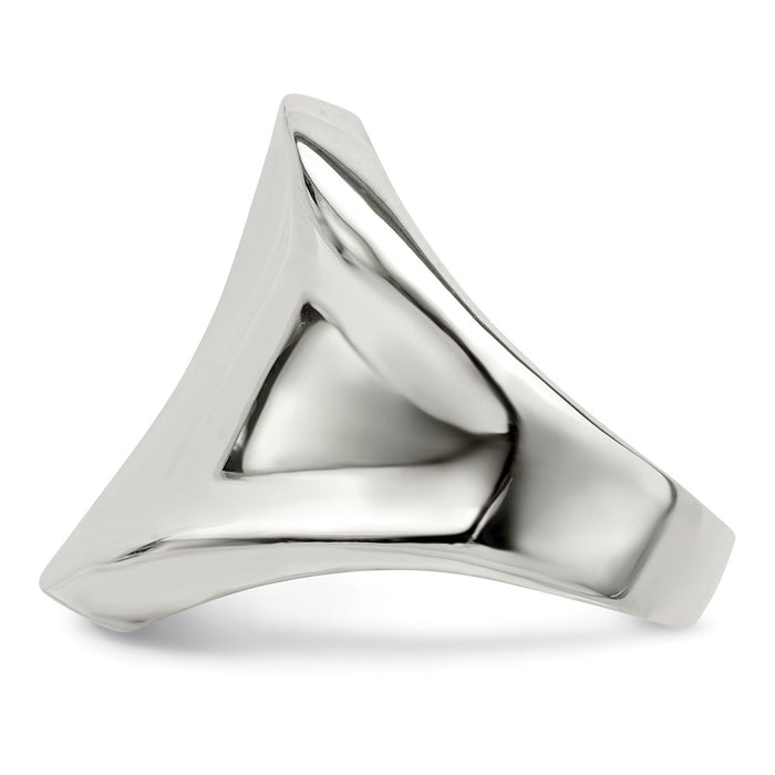 Buy Stylish Solid Sterling Silver Band Ring - Affordable Luxury, 8mm Width-3
