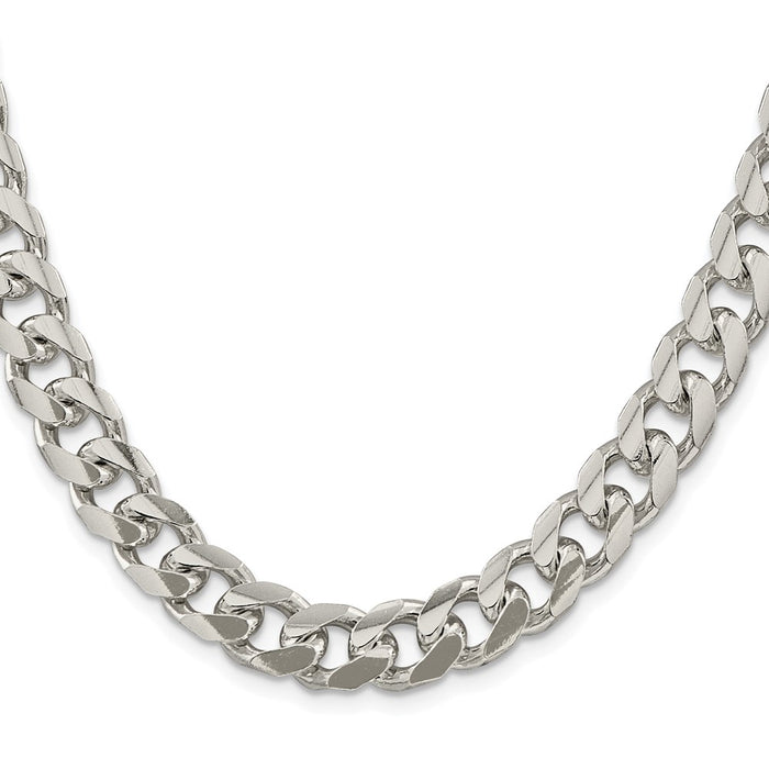 Buy Stylish Rhodium-Plated Sterling Silver 10.5mm Pendant & Chain - Affordable Elegance-2