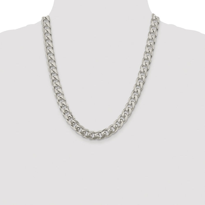 Buy Stylish Rhodium-Plated Sterling Silver 10.5mm Pendant & Chain - Affordable Elegance-4