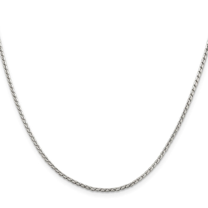 Buy Stylish 1.75mm Round Franco Chain in Sterling Silver - Affordable Luxury-2