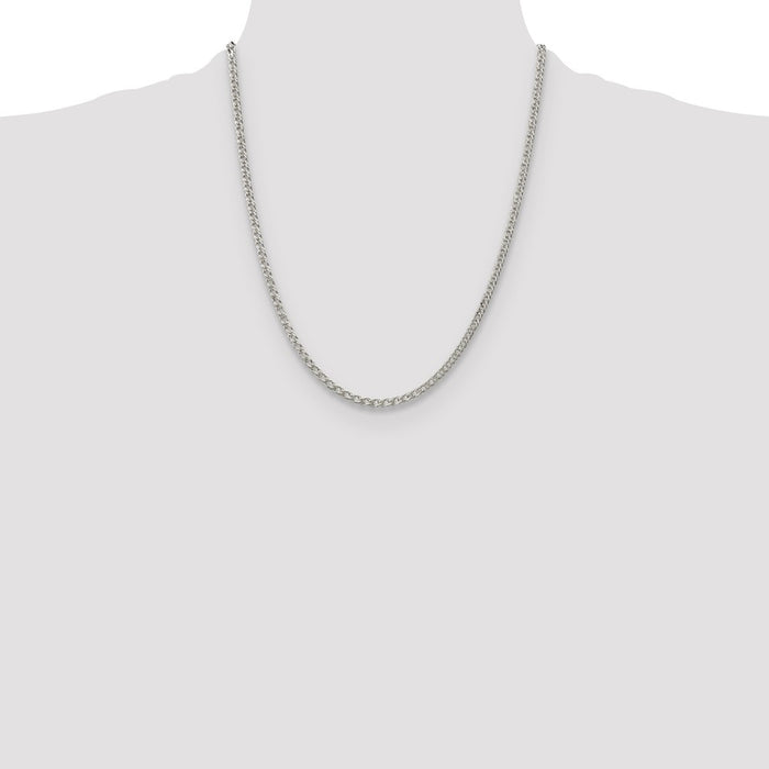 Buy Stylish 3.3mm Sterling Silver Rambo Chain - Affordable Luxury Jewelry-4