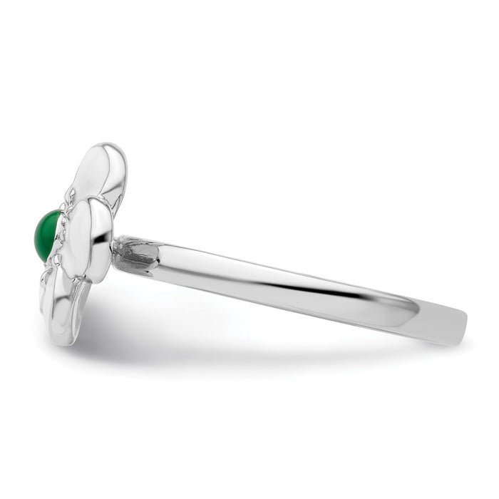 Exclusive Sterling Silver Stackable Hawthorn Expression Ring - Stylish Design-3