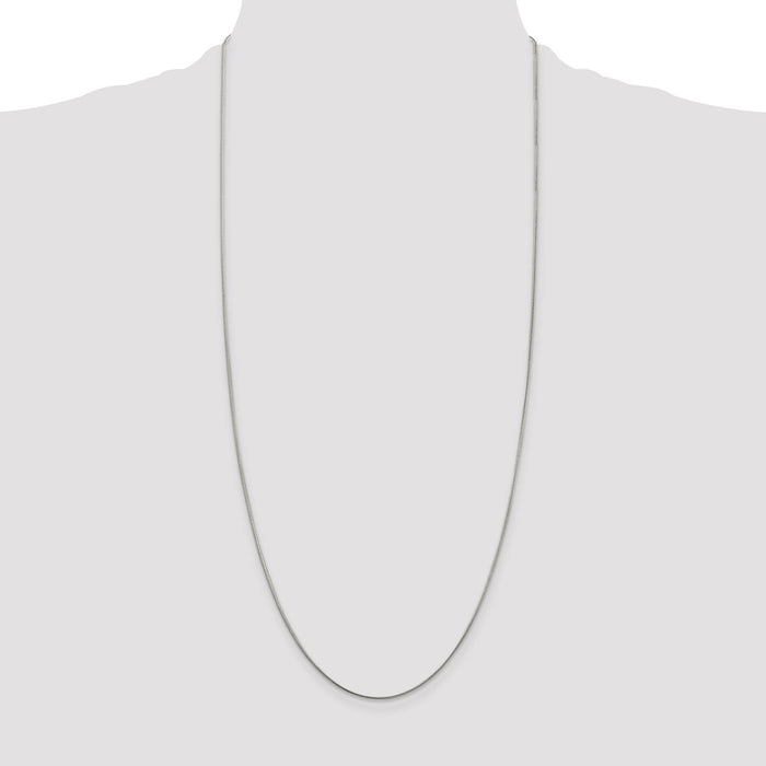 Buy Exclusive 1mm Sterling Silver Snake Chain - Stylish & Affordable Jewelry-4