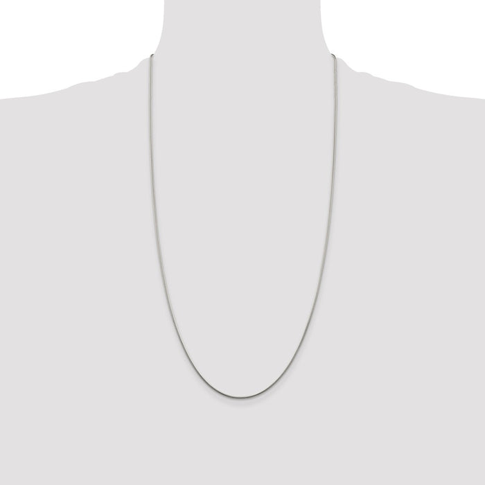 Exclusive 1.25mm Sterling Silver Snake Chain | Stylish & Affordable Luxury-4