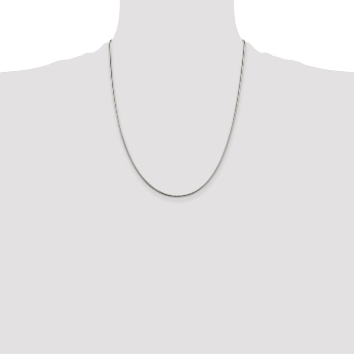 Buy Stylish 1.5mm Sterling Silver Snake Chain - Affordable Luxury Jewelry-4