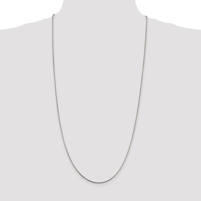 Exclusive 1.5mm Sterling Silver Snake Chain - Stylish & Affordable Elegance-4