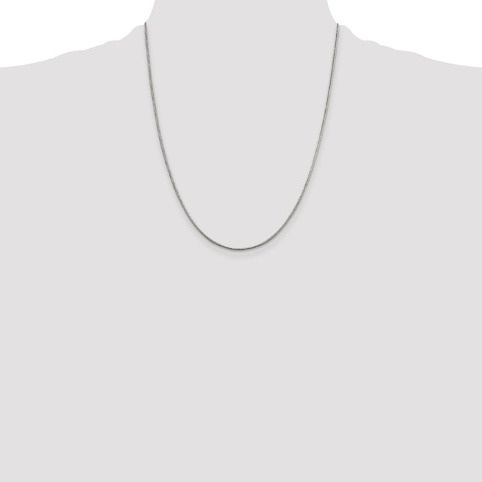 Buy Stylish 1.5mm Round Sterling Silver Snake Chain - Affordable Luxury Jewelry-4