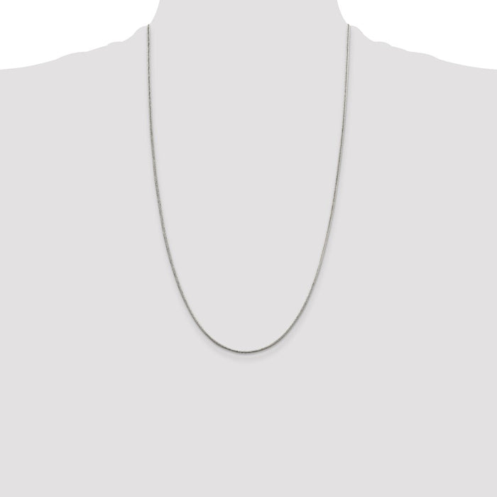 High-Quality 1.5mm Round Snake Chain in Sterling Silver - Stylish Value!-4