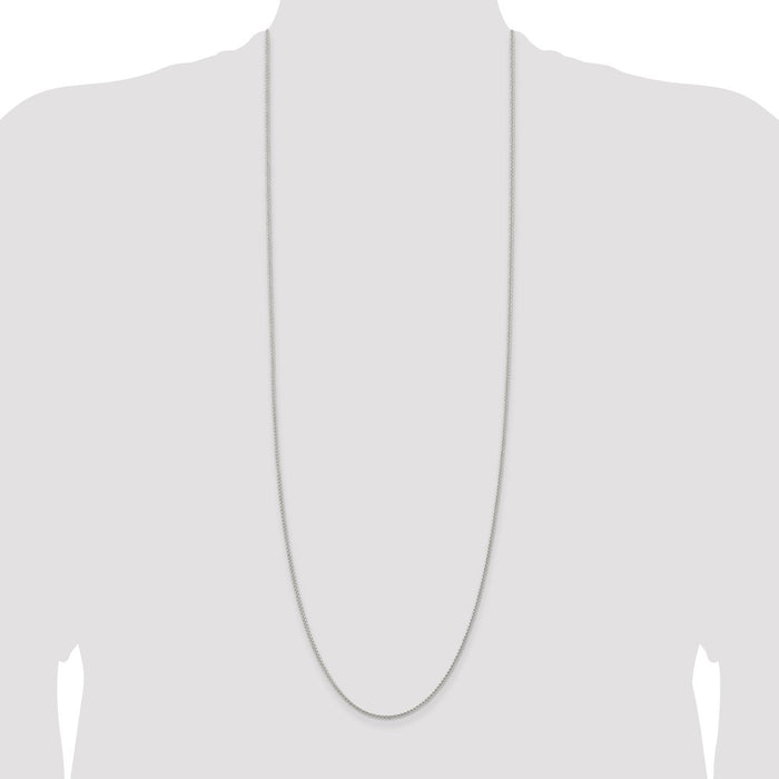 Buy 1.5mm Round Spiga Chain in Sterling Silver - Stylish & Affordable Jewelry-4