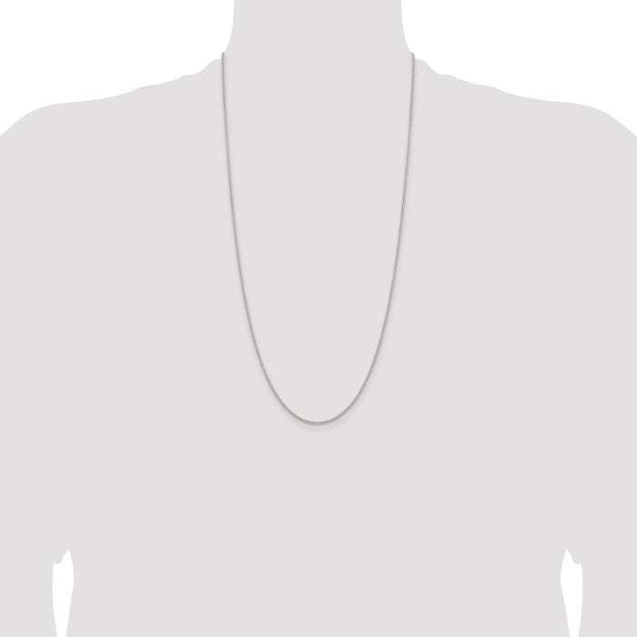 Buy Stylish 1.6mm Round Spiga Chain in Sterling Silver - Luxury Look at Value!-4