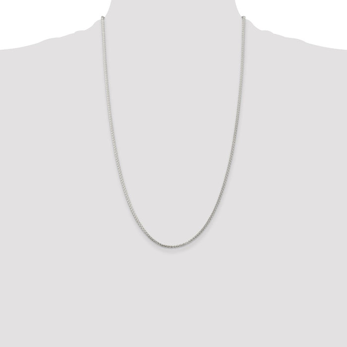 Buy 1.75mm Round Spiga Chain in Sterling Silver | Affordable Luxury Jewelry-4
