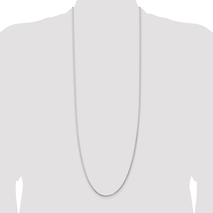 Buy 1.75mm Round Spiga Chain in Sterling Silver | Stylish & Affordable Jewelry-4