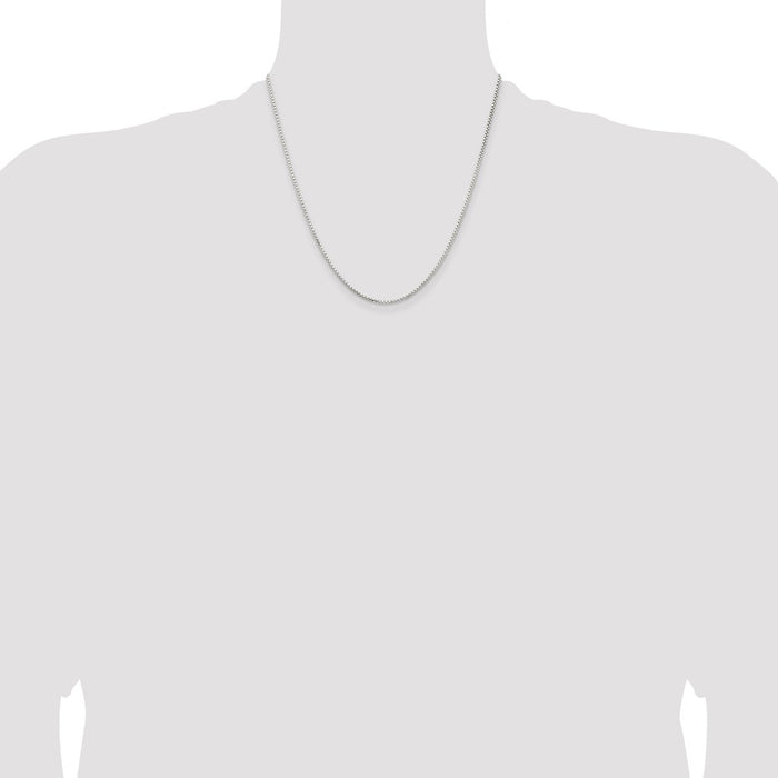 Buy Stylish 1.5mm Diamond-Cut Round Box Chain in Sterling Silver - Affordable Elegance-4