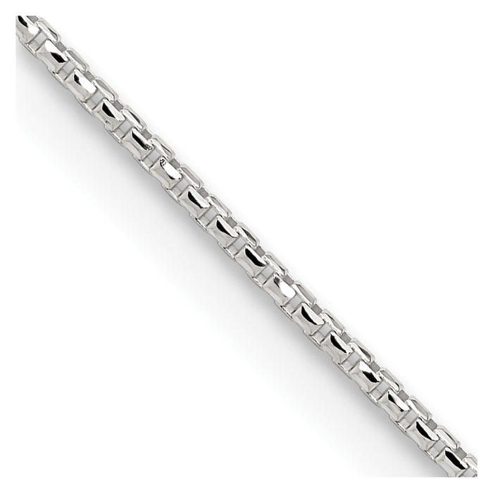 Buy Stylish 1.5mm Diamond-Cut Sterling Silver Box Chain with 4-Inch Extension-1