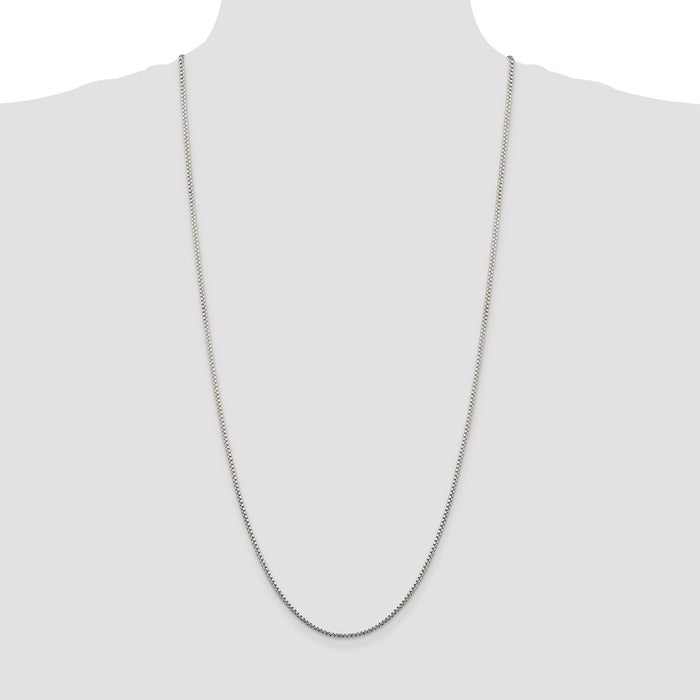 Buy Stylish 1.75mm Diamond-Cut Round Box Chain in Sterling Silver-4