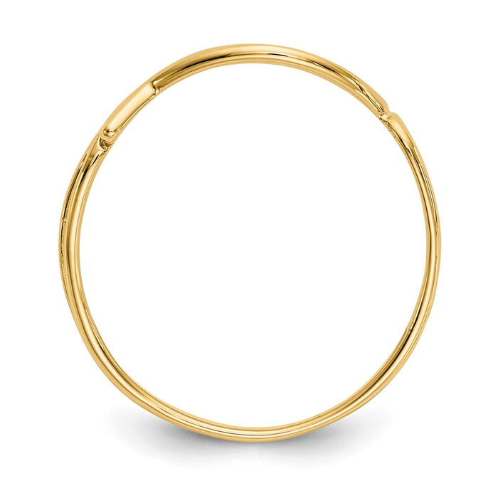 Shop Stylish 14K Gold Polished Ichthus Fish Ring | Exclusive Design, Affordable Price-2