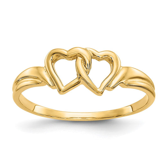 Shop Stylish 14K Gold Heart-Shaped Ring - Exclusive Design, Affordable Luxury