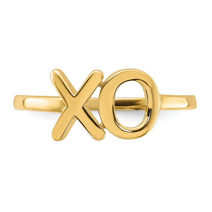 Shop 14K Gold Polished X and O Ring | Stylish, High-Quality Jewelry for You-4