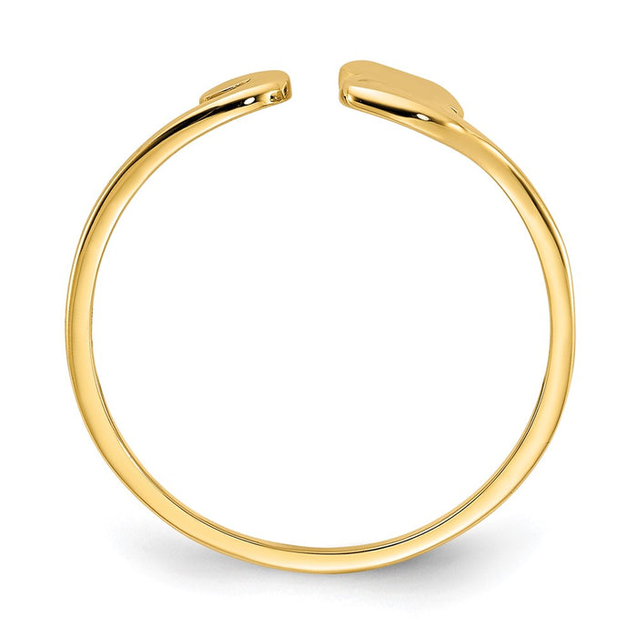 Shop Stylish 14K Gold Adjustable Cat Cuff Ring - Exclusive Design, Affordable Luxury-2