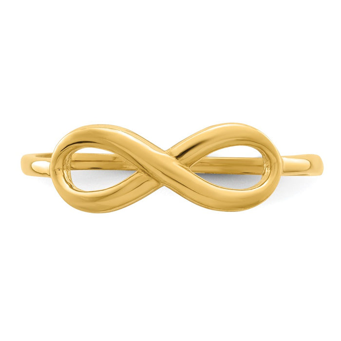 Exclusive 14K Gold Infinity Band - Stylish Design, Affordable Luxury Ring-4