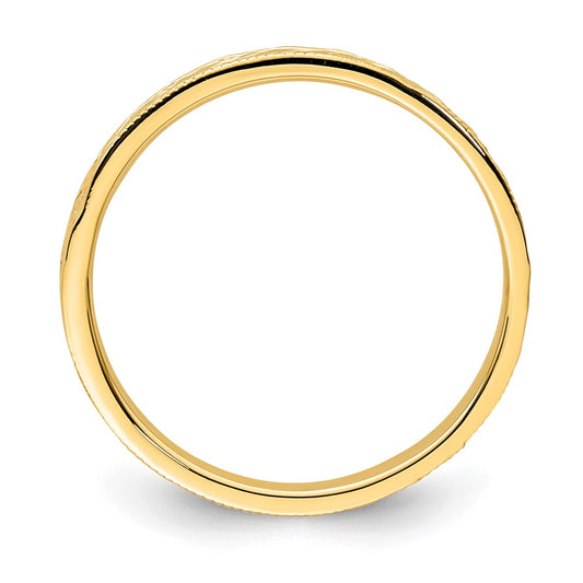 Buy 14K Floral Design Ring - Stylish Polished Finish, Affordable Luxury