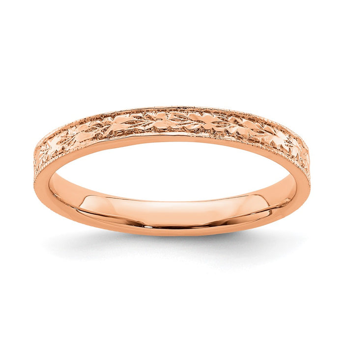 Shop Stylish 14K Rose Gold Floral Ring - High-Quality Design, Affordable Luxury-1